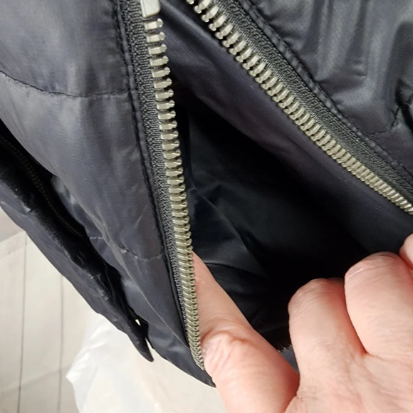 FIg Packable Duck Down Puffer Coat Jacket Outdoor Winter Black Size XL - Picture 6 of 14